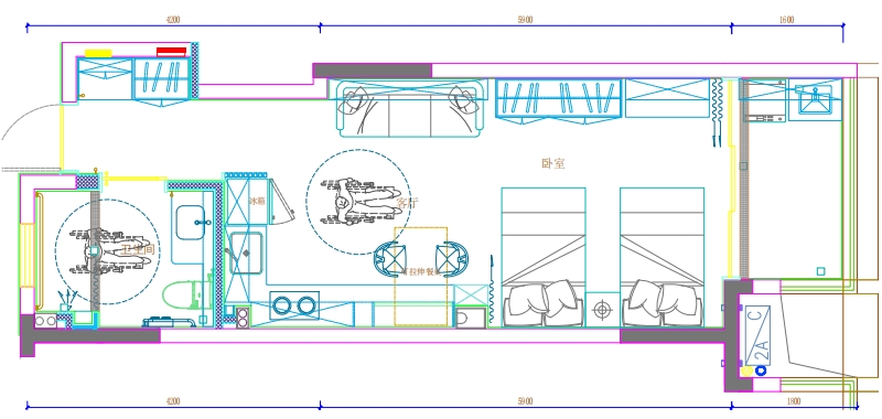 适老化家具设置案例|汇鑫九如天宝·天禧颐养公寓—门徒娱乐适老家具厂家
